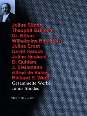 cover image of Gesammelte Werke Julius Stindes